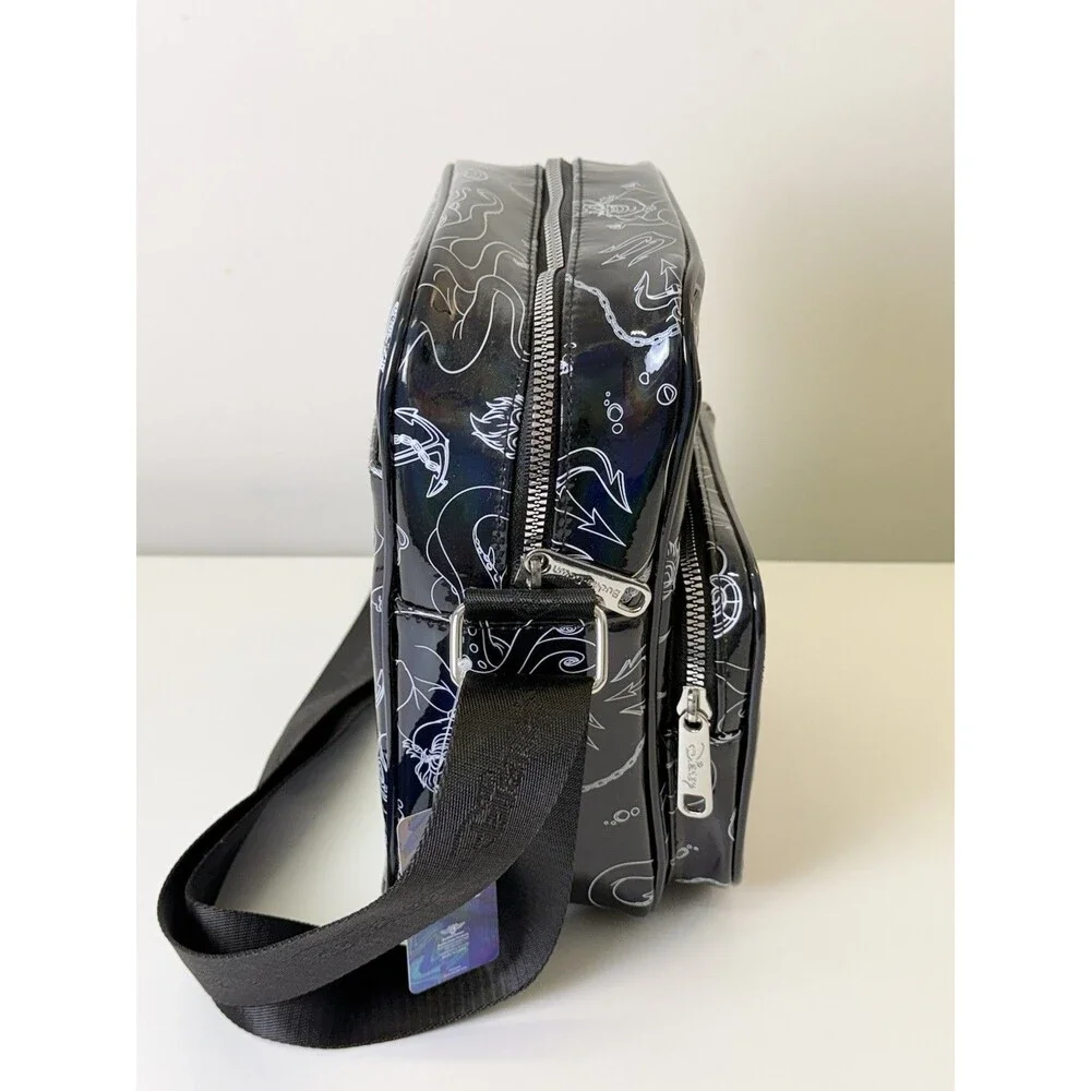 Disney Crossbody Backpack Bag The Little Mermaid Villain Ursula Holographic New